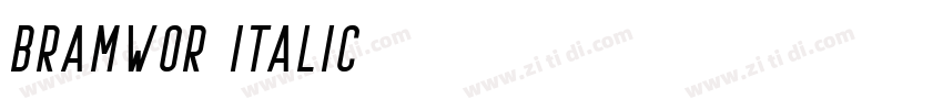 Bramwor Italic字体转换
